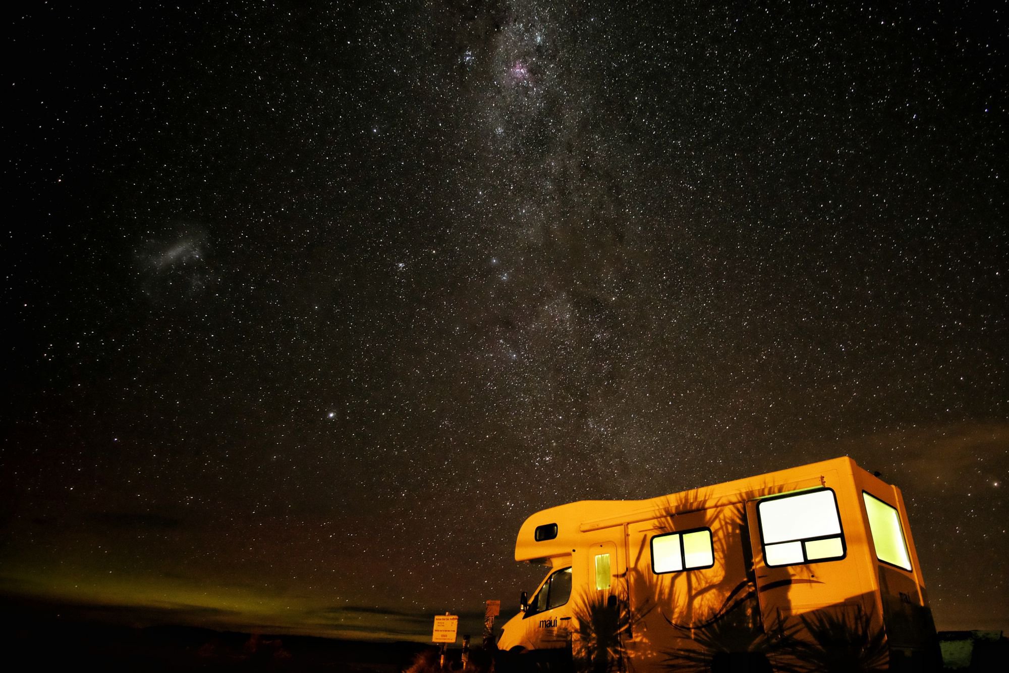Motorhome at Lofoten Feriesenter